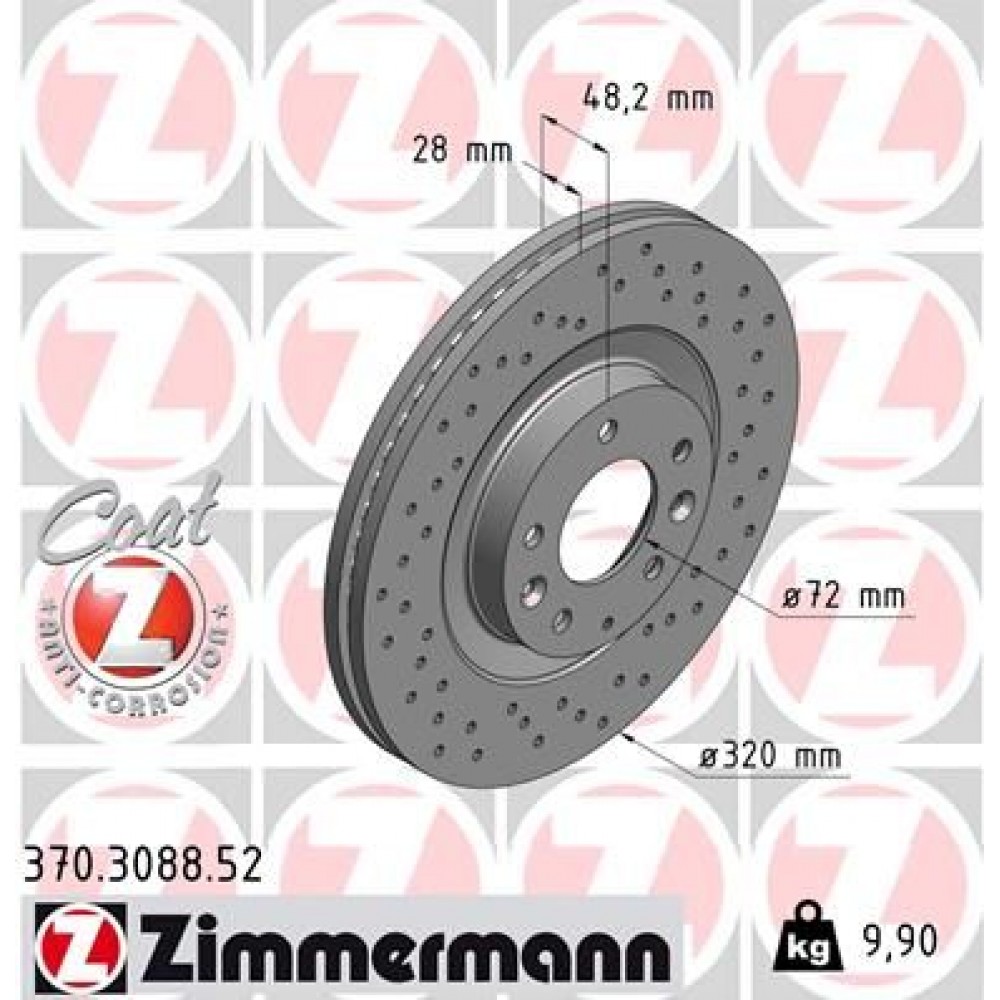 ZIMMERMANN ΔΙΣ/ΚΕΣ ΤΡΥΠΗΤΕΣ SPORT MAZDA ZIMMERMANN ΔΙΣ/ΚΕΣ ΤΡΥΠΗΤΕΣ SPORT MAZDA
