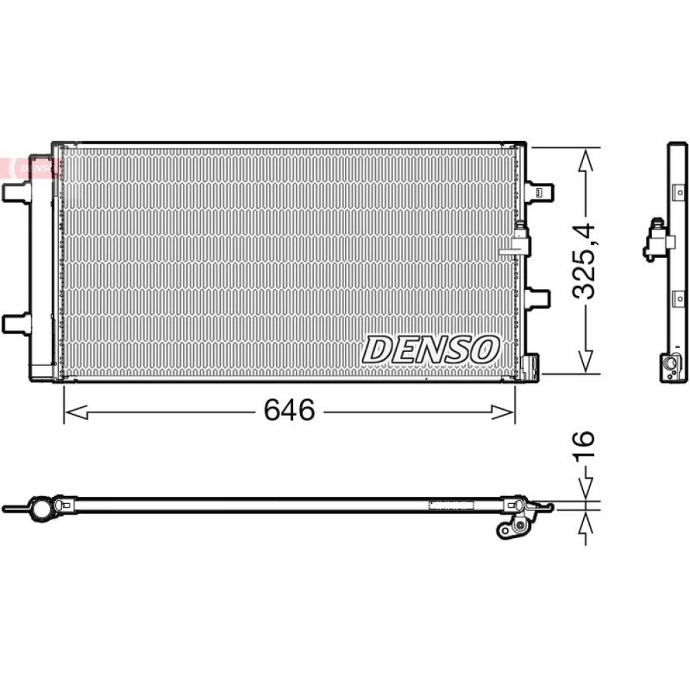 ΨΥΓΕΙΟ A/C AUDI A4 2.0 TDI <16 DENSO ΨΥΓΕΙΟ A/C AUDI A4 2.0 TDI <16 DENSO