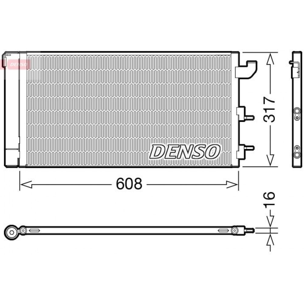ΨΥΓΕΙΟ A/C FIAT PANDA (169) ALL 03> DENSO ΨΥΓΕΙΟ A/C FIAT PANDA (169) ALL 03> DENSO