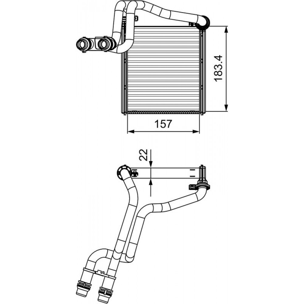 VALEO ΨΥΓΕΙΟ ΚΑΛΟΡΙΦΕΡ VAG VALEO ΨΥΓΕΙΟ ΚΑΛΟΡΙΦΕΡ VAG