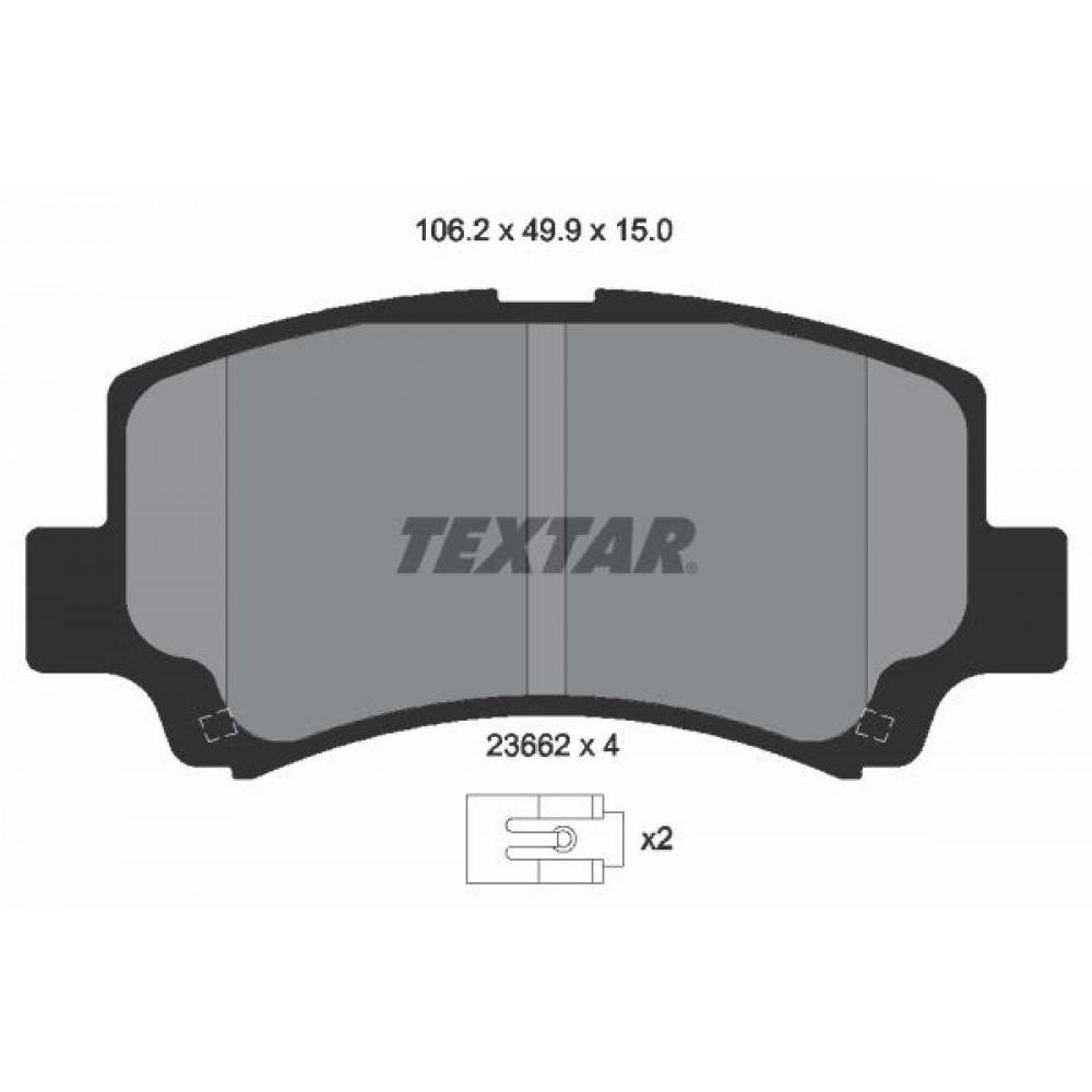 TEXTAR (710 02) ΔΙΣΚΟΦΡΕΝΑ SUZUKI