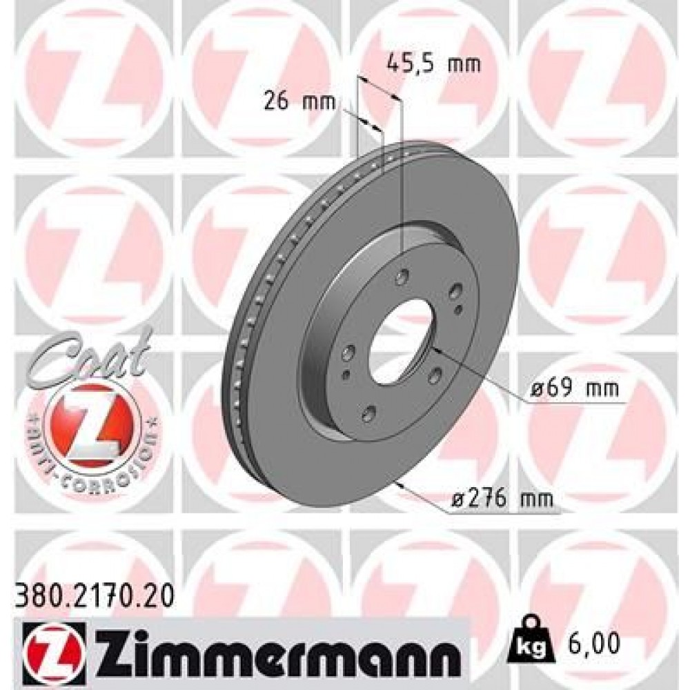ZIMMERMANN ΔΙΣ/ΚΕΣ MITSUBISHI COAT Z ZIMMERMANN ΔΙΣ/ΚΕΣ MITSUBISHI COAT Z