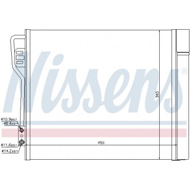 ΨΥΓΕΙΟ A/C SMART FORTWO (451) 0.8CDI,1.0 07>  NISSENS