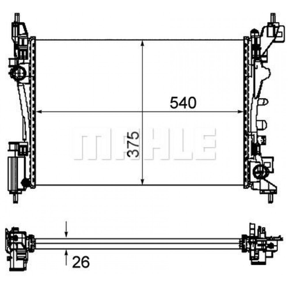MAHLE-BEHR ΨΥΓΕΙΟ ΜΗΧΑΝΗΣ MAHLE-BEHR ΨΥΓΕΙΟ ΜΗΧΑΝΗΣ
