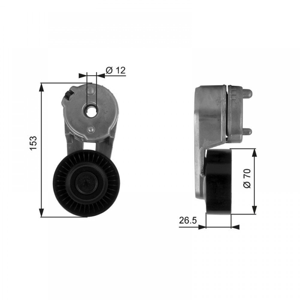 GATES ΤΕΝΤΩΤΗΡΑΣ ΙΜΑΝΤΑ POLY-V JEEP GATES ΤΕΝΤΩΤΗΡΑΣ ΙΜΑΝΤΑ POLY-V JEEP
