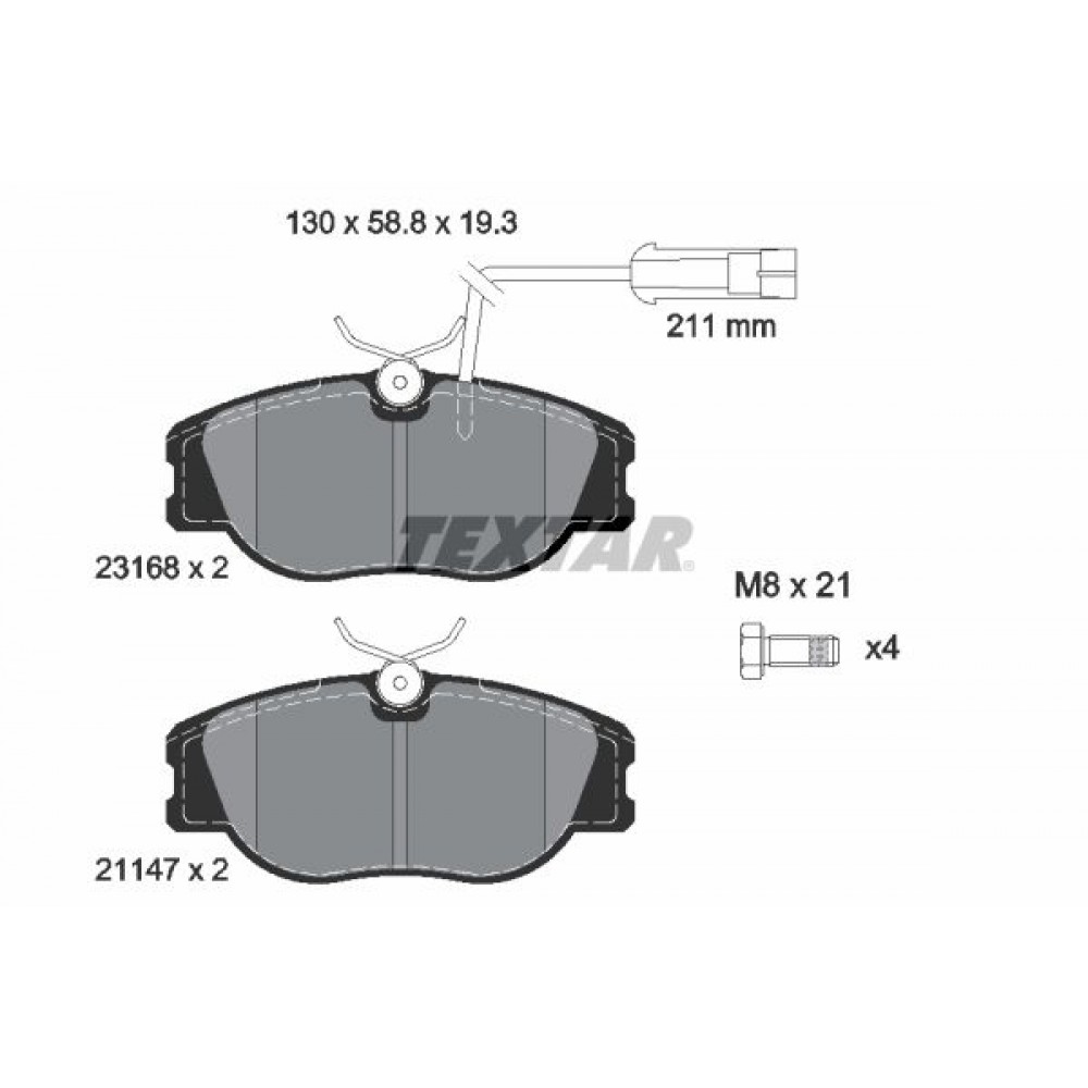 TEXTAR #21383# ΔΙΣΚΟΦΡΕΝΑ FIAT TEXTAR #21383# ΔΙΣΚΟΦΡΕΝΑ FIAT