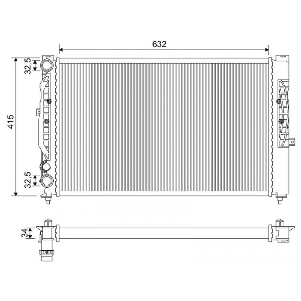 VALEO (VL231537) ΨΥΓΕΙΟ ΜΗΧΑΝΗΣ