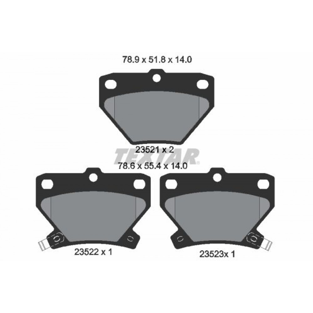 TEXTAR ΔΙΣΚΟΦΡΕΝΑ TOYOTA TEXTAR ΔΙΣΚΟΦΡΕΝΑ TOYOTA