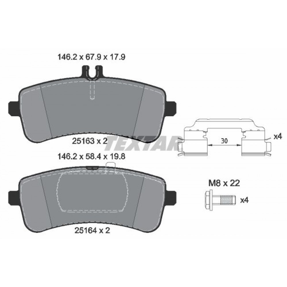 TEXTAR ΔΙΣΚΟΦΡΕΝΑ MERCEDES TEXTAR ΔΙΣΚΟΦΡΕΝΑ MERCEDES