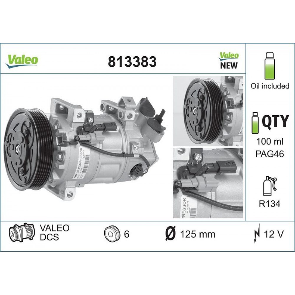 VALEO ΚΟΜΠΡΕΣΕΡ A/C