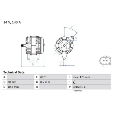 BOSCH BX ΔΥΝΑΜΟ IVECO