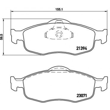 ΣΕΤ ΤΑΚΑΚΙΑ ΦΡΕΝΩΝ FORD MONDEO