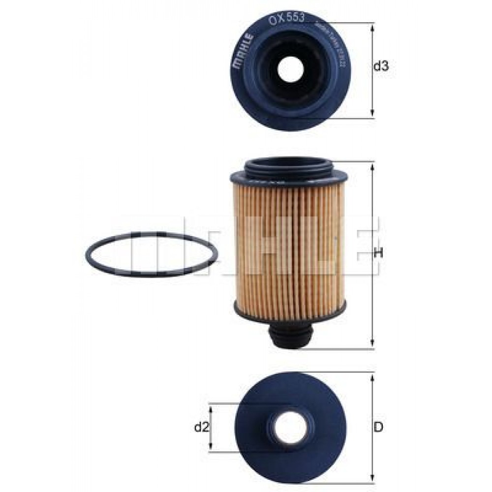 MAHLE ΦΙΛΤΡΑ ΛΑΔΙΟΥ FIAT MAHLE ΦΙΛΤΡΑ ΛΑΔΙΟΥ FIAT