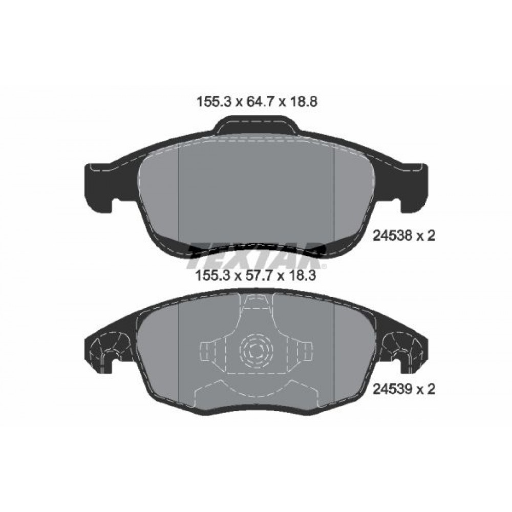 TEXTAR ΔΙΣΚΟΦΡΕΝΑ CITROEN