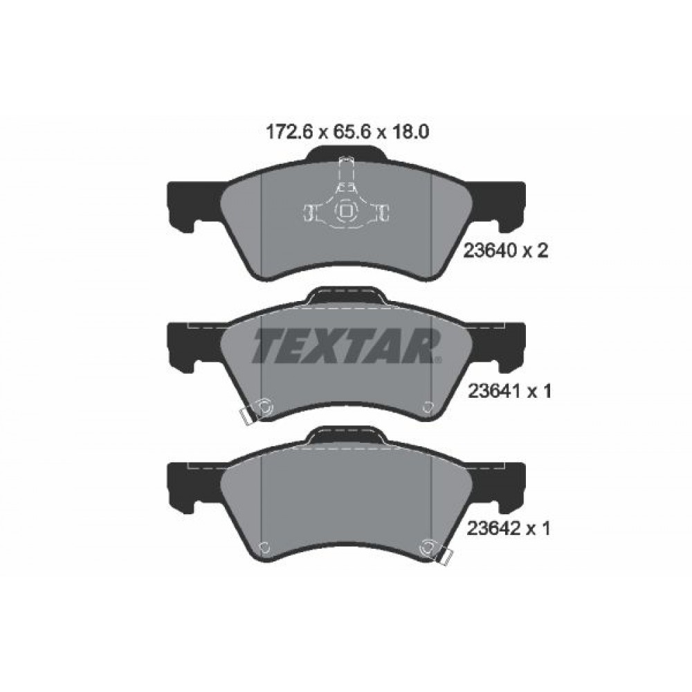 TEXTAR (810 02) ΔΙΣΚΟΦΡΕΝΑ CHRYSLER TEXTAR (810 02) ΔΙΣΚΟΦΡΕΝΑ CHRYSLER