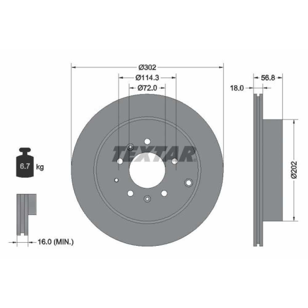 TEXTAR ΔΙΣΚΟΠΛΑΚΕΣ MAZDA TEXTAR ΔΙΣΚΟΠΛΑΚΕΣ MAZDA