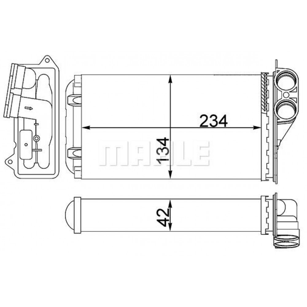 MAHLE-BEHR ΨΥΓΕΙΟ ΚΑΛΟΡΙΦΕΡ MAHLE-BEHR ΨΥΓΕΙΟ ΚΑΛΟΡΙΦΕΡ