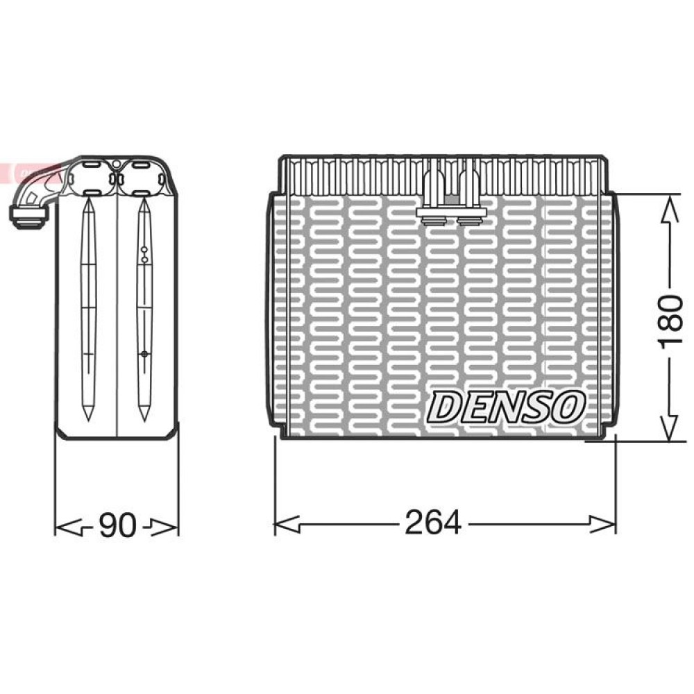 DENSO ΕΒΑΠΟΡΕΤΑ A/C ALFA ROMEO DENSO ΕΒΑΠΟΡΕΤΑ A/C ALFA ROMEO