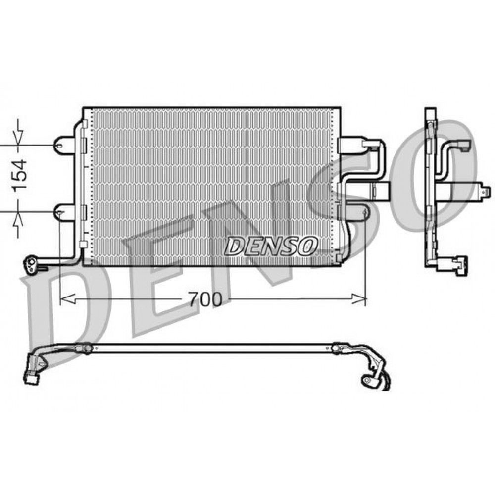 ΨΥΓΕΙΟ A/C AUDI A3 1.6,1.8 <03 DENSO ΨΥΓΕΙΟ A/C AUDI A3 1.6,1.8 <03 DENSO