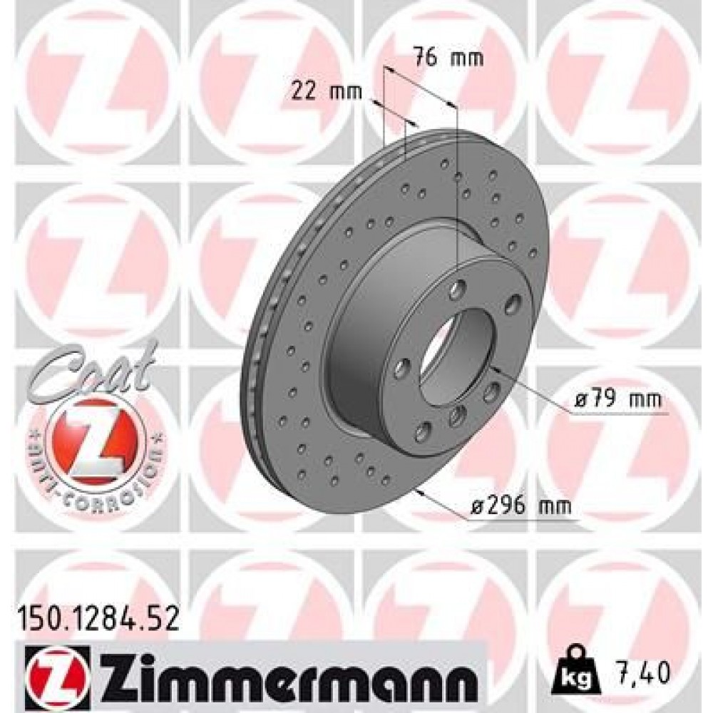 ZIMMERMANN ΔΙΣ/ΚΕΣ ΤΡΥΠΗΤΕΣ SPORT BMW ZIMMERMANN ΔΙΣ/ΚΕΣ ΤΡΥΠΗΤΕΣ SPORT BMW
