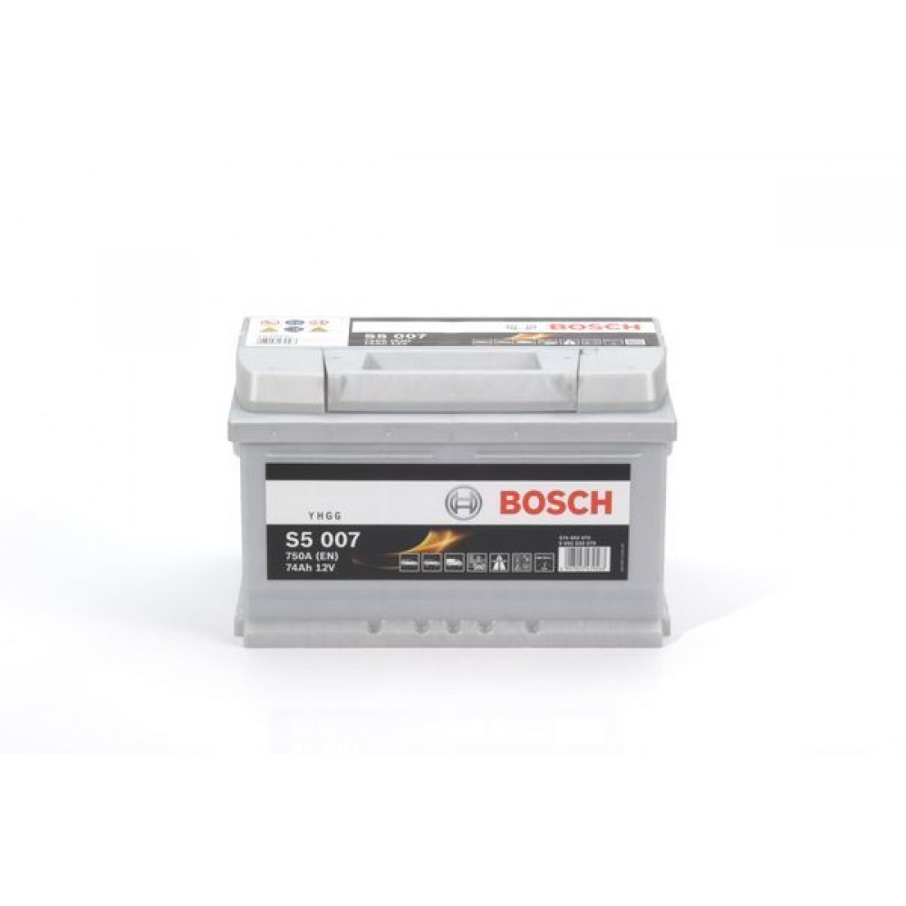 BOSCH ΜΠΑΤΑΡΙΑ S5 BLACK LINE (74Ah/750A) ΔΕΞ. 278x175x175