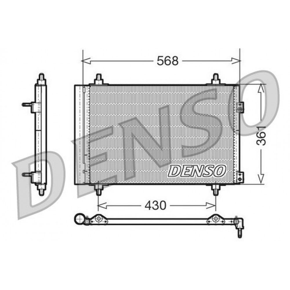 ΨΥΓΕΙΟ A/C CITROEN C4-PEUGEOT 3008,307 <09 DENSO ΨΥΓΕΙΟ A/C CITROEN C4-PEUGEOT 3008,307 <09 DENSO