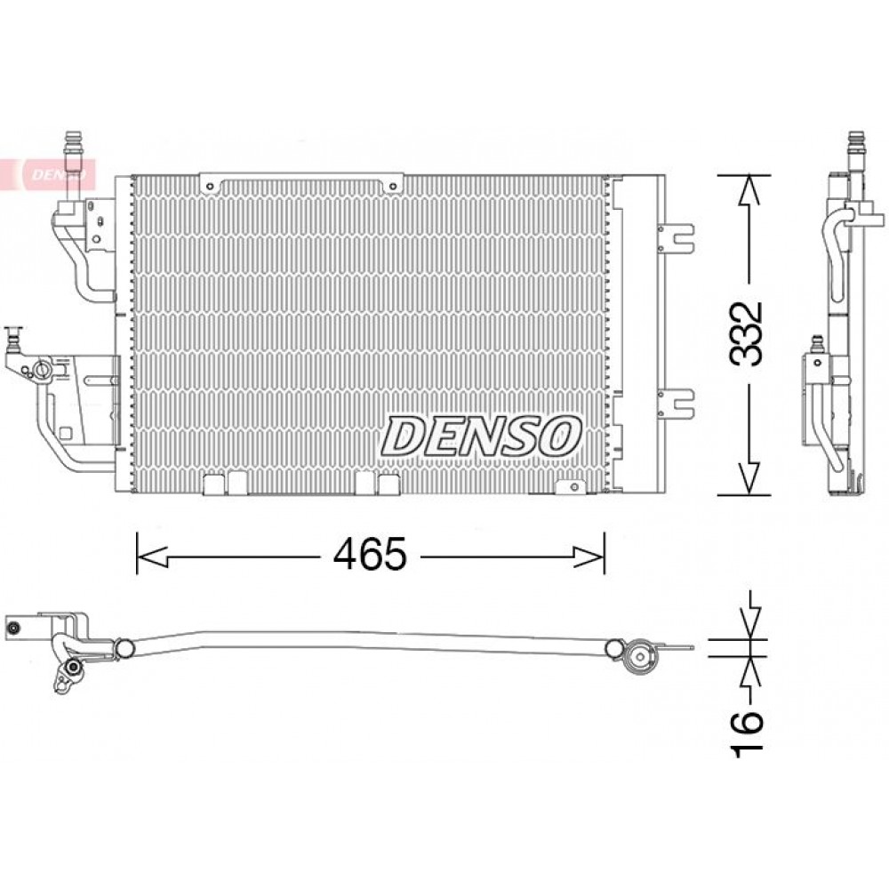 ΨΥΓΕΙΟ A/C OPEL ASTRA H 1.3,1.7 CDTI <10 DENSO ΨΥΓΕΙΟ A/C OPEL ASTRA H 1.3,1.7 CDTI <10 DENSO