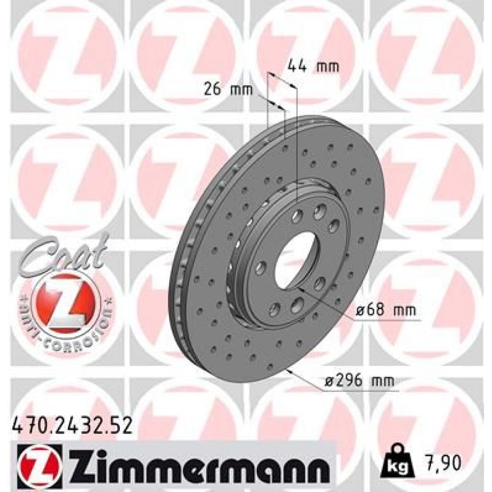 ZIMMERMANN ΔΙΣ/ΚΕΣ ΤΡΥΠΗΤΕΣ SPORT ZIMMERMANN ΔΙΣ/ΚΕΣ ΤΡΥΠΗΤΕΣ SPORT