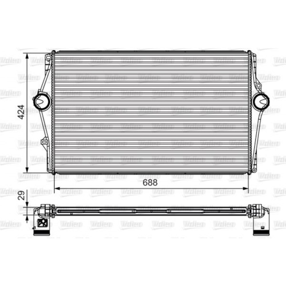 VALEO ΨΥΓΕΙΟ INTERCOOLER