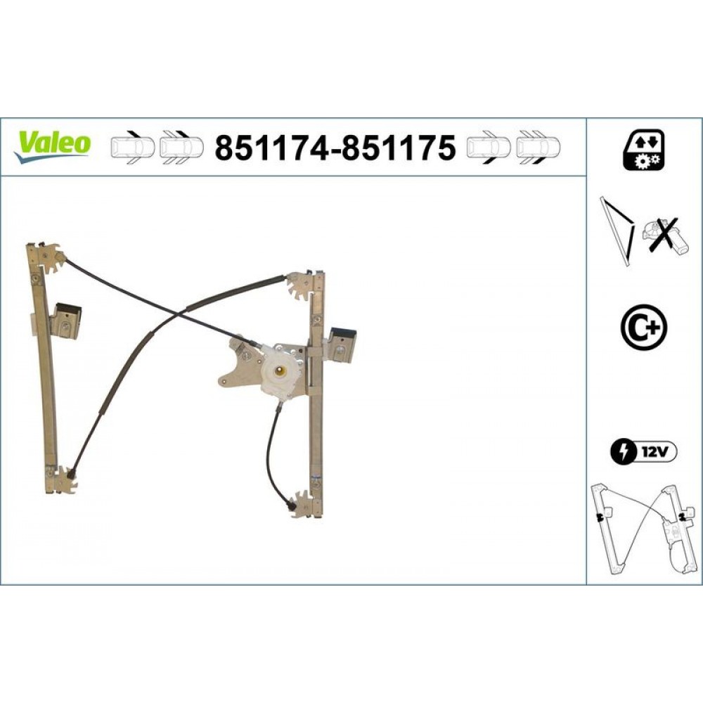VALEO ΓΡΥΛΟΣ ΠΑΡΑΘΥΡΟΥ VALEO ΓΡΥΛΟΣ ΠΑΡΑΘΥΡΟΥ