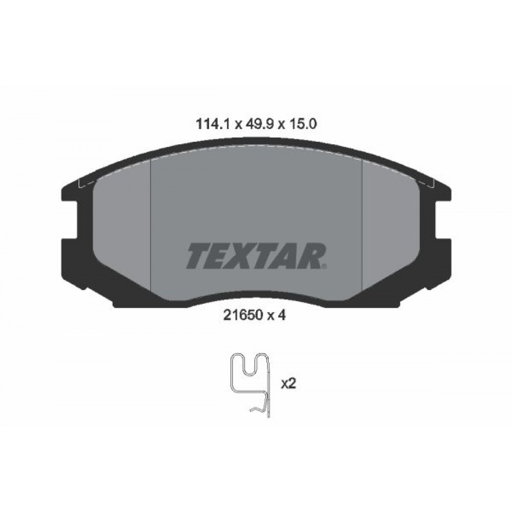 TEXTAR (357 00) ΔΙΣΚΟΦΡΕΝΑ MITSUBISHI