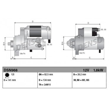 ΜΙΖΑ MERCEDES C,E-CLASS (W203,W204,W211) 01>  DENSO