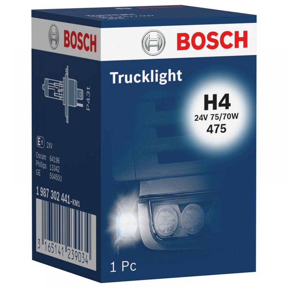 BOSCH ΛΑΜΠΑ H4 75/70W Trucklight BOSCH ΛΑΜΠΑ H4 75/70W Trucklight