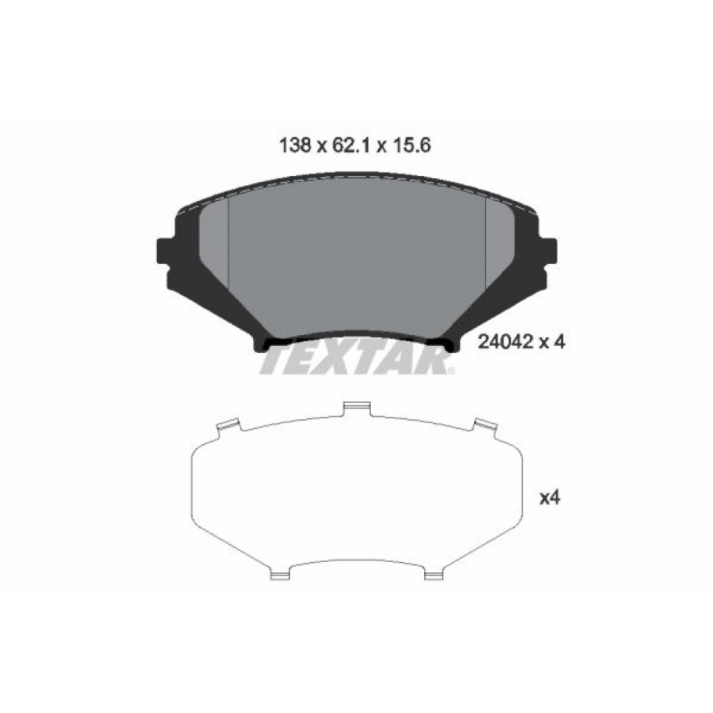 TEXTAR (1080 01) ΔΙΣΚΟΦΡΕΝΑ MAZDA