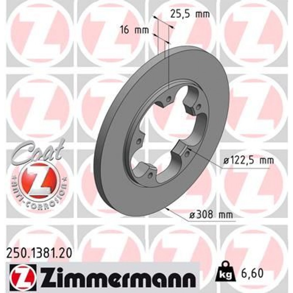 ZIMMERMANN ΔΙΣΚ/ΚΕΣ FORD COAT Z ZIMMERMANN ΔΙΣΚ/ΚΕΣ FORD COAT Z