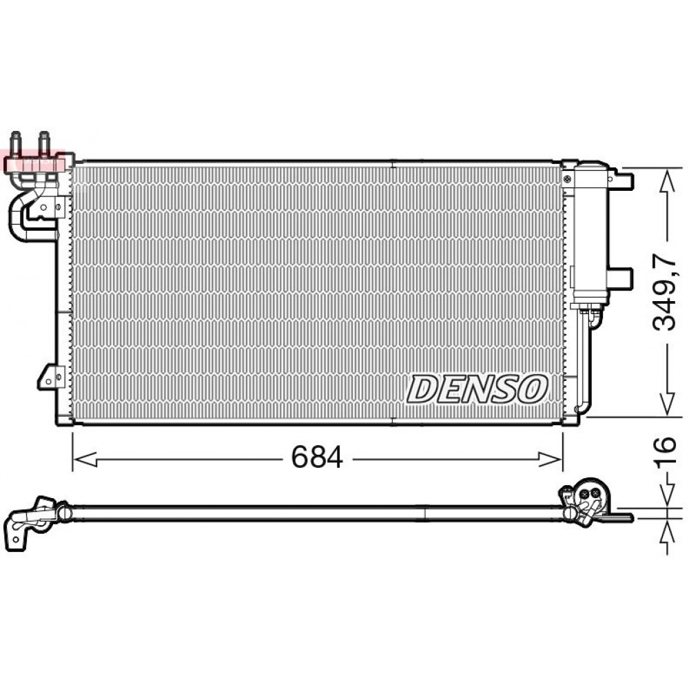 ΨΥΓΕΙΟ A/C FORD C-MAX II 1.5,KUGA II 2.0TDCI 15> DENSO ΨΥΓΕΙΟ A/C FORD C-MAX II 1.5,KUGA II 2.0TDCI 15> DENSO
