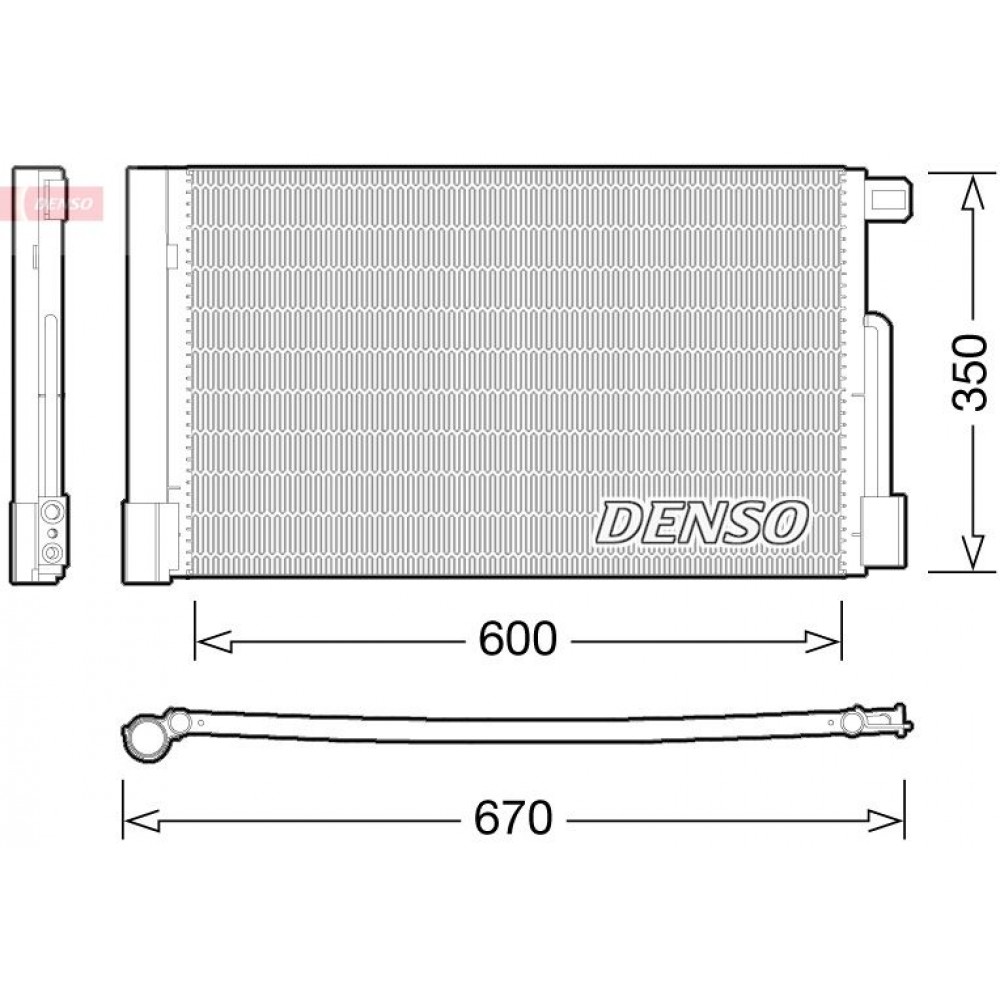 ΨΥΓΕΙΟ A/C ALFA GIULIETTA-FIAT GRANDE PUNTO 1.4 05> DENSO ΨΥΓΕΙΟ A/C ALFA GIULIETTA-FIAT GRANDE PUNTO 1.4 05> DENSO