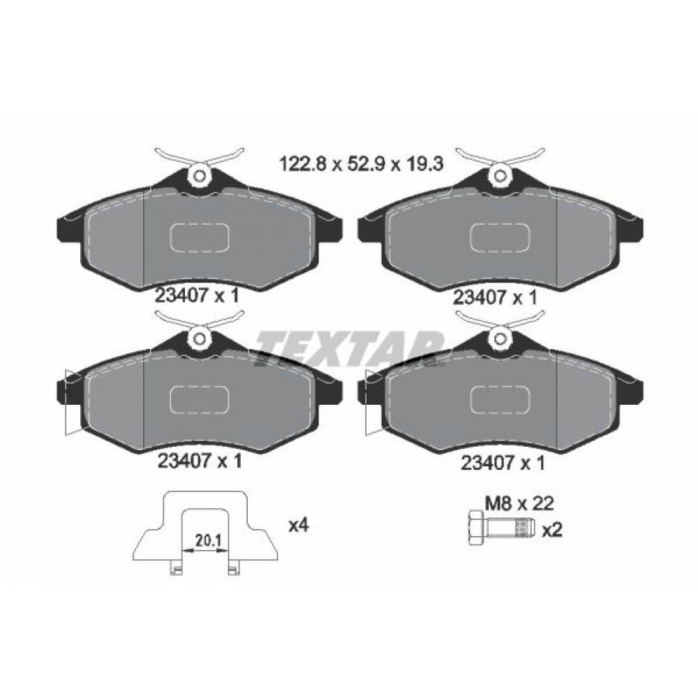 TEXTAR (881 00) ΔΙΣKΟΦΡΕΝΑ CITROEN TEXTAR (881 00) ΔΙΣKΟΦΡΕΝΑ CITROEN
