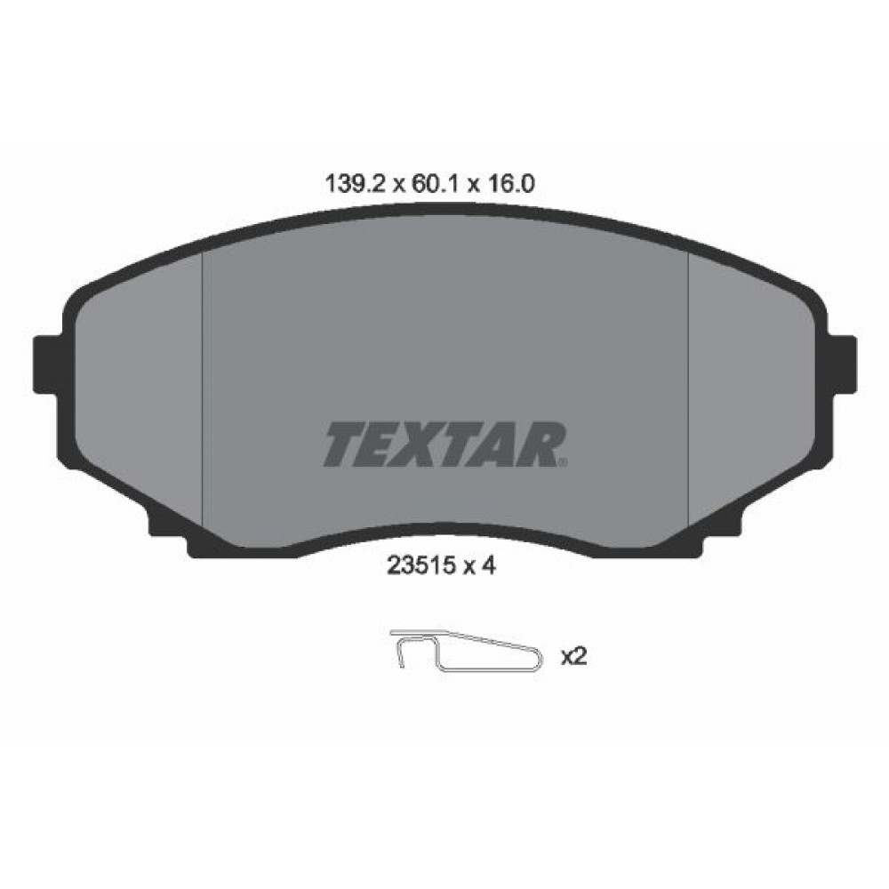 TEXTAR ΔΙΣΚΟΦΡΕΝΑ MAZDA TEXTAR ΔΙΣΚΟΦΡΕΝΑ MAZDA