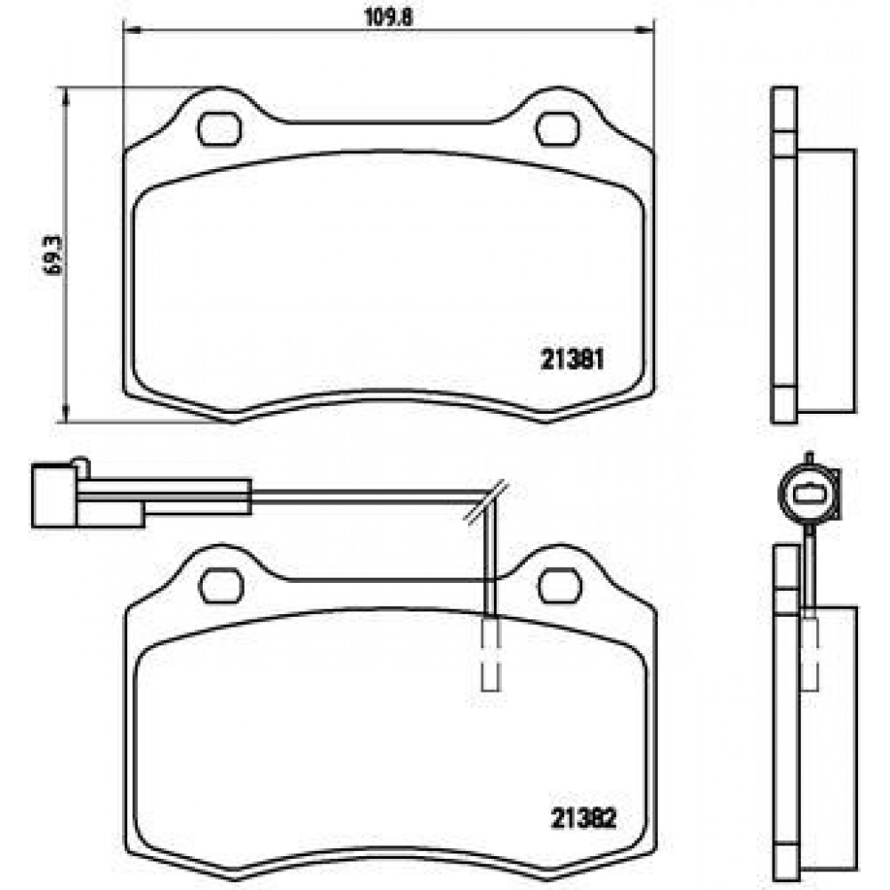 ΣΕΤ ΤΑΚΑΚΙΑ ΦΡ.LANCIA EVOL 92E