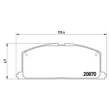 ΣΕΤ ΤΑΚΑΚΙΑ ΦΡΕΝΩΝ TOYOTA