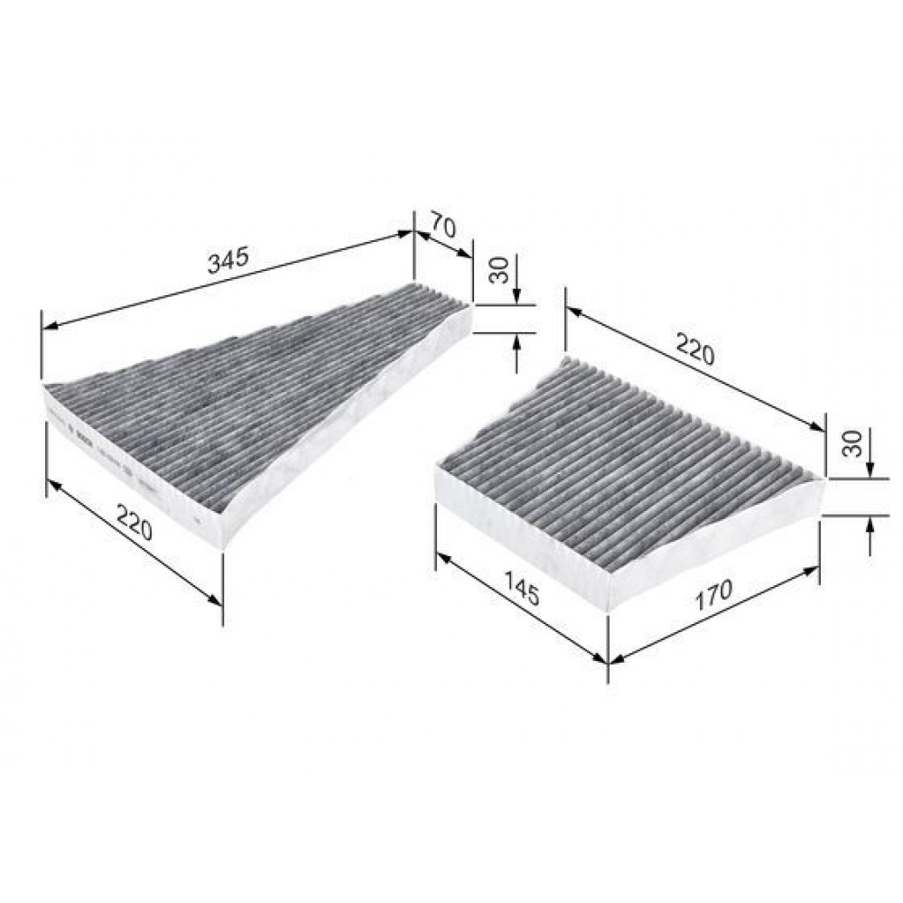 BOSCH ΦΙΛΤΡΟ ΚΑΜΠΙΝΑΣ VAG