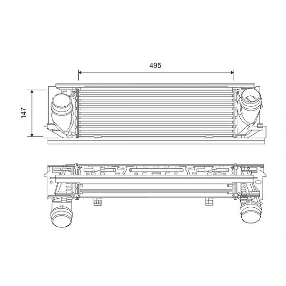 VALEO ΨΥΓΕΙΟ INTERCOOLER