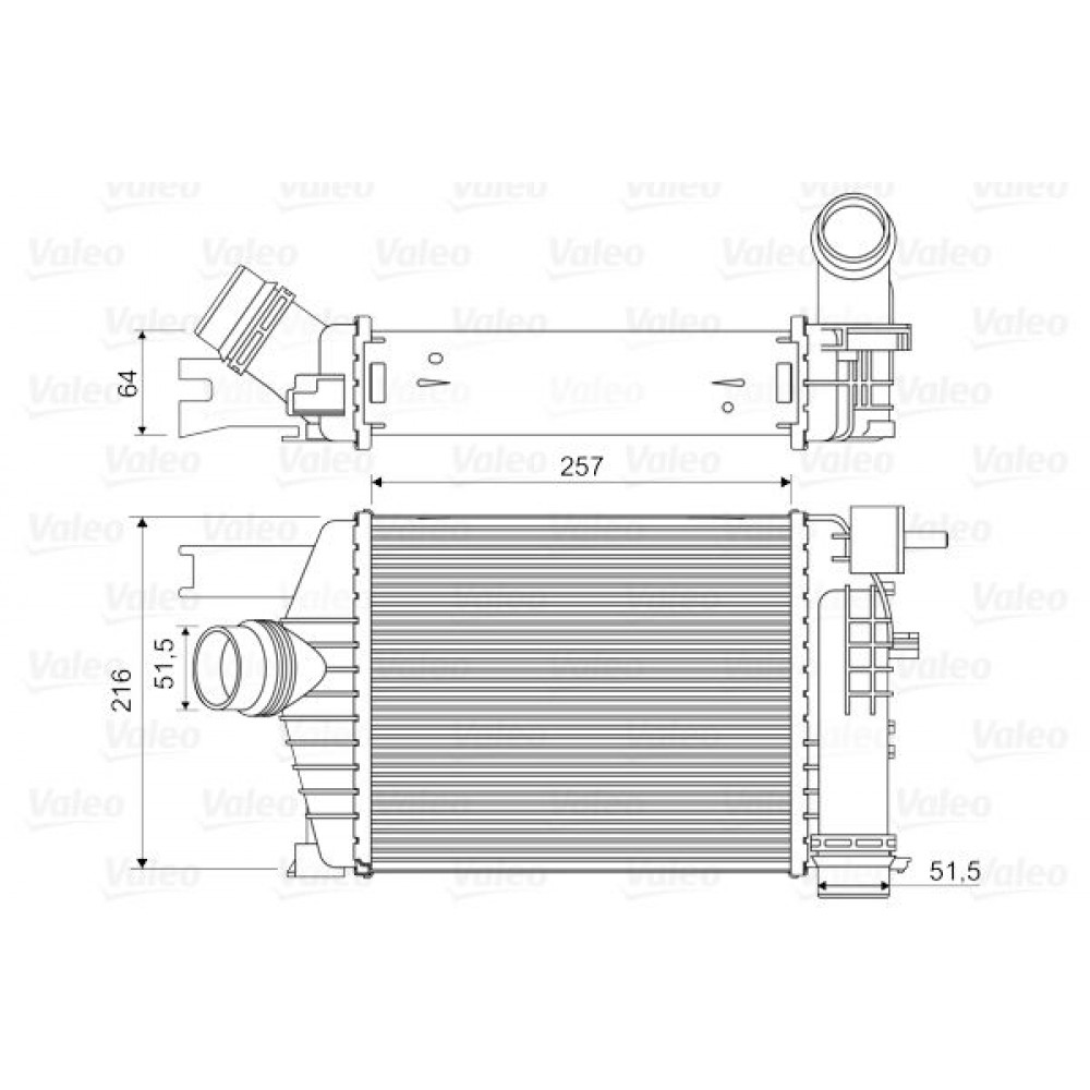 VALEO ΨΥΓΕΙΟ INTERCOOLER