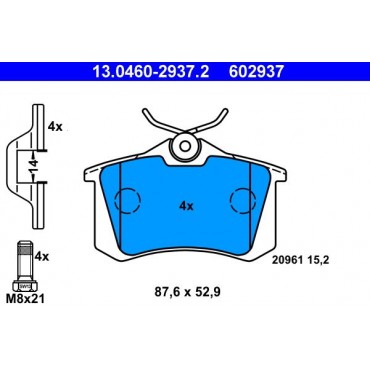 602937 - ΤΑΚΑΚΙΑ VW GOLF III,PASSAT,TOLEDO,AUDI A4