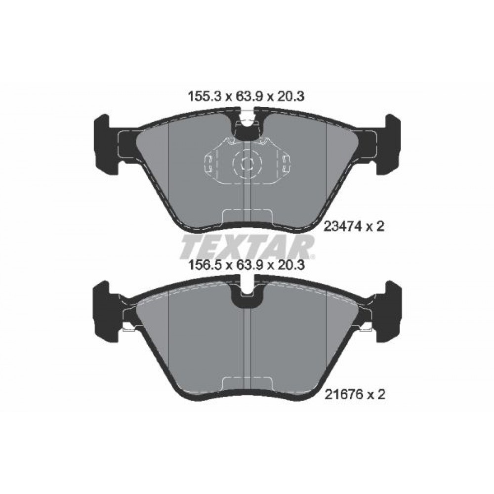 TEXTAR ΔΙΣΚΟΦΡΕΝΑ B.M.W