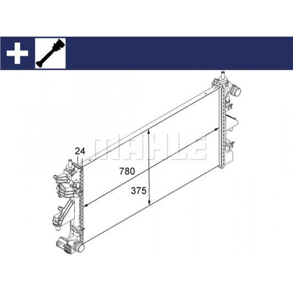 MAHLE-BEHR ΨΥΓΕΙΟ ΜΗΧΑΝΗΣ MAHLE-BEHR ΨΥΓΕΙΟ ΜΗΧΑΝΗΣ