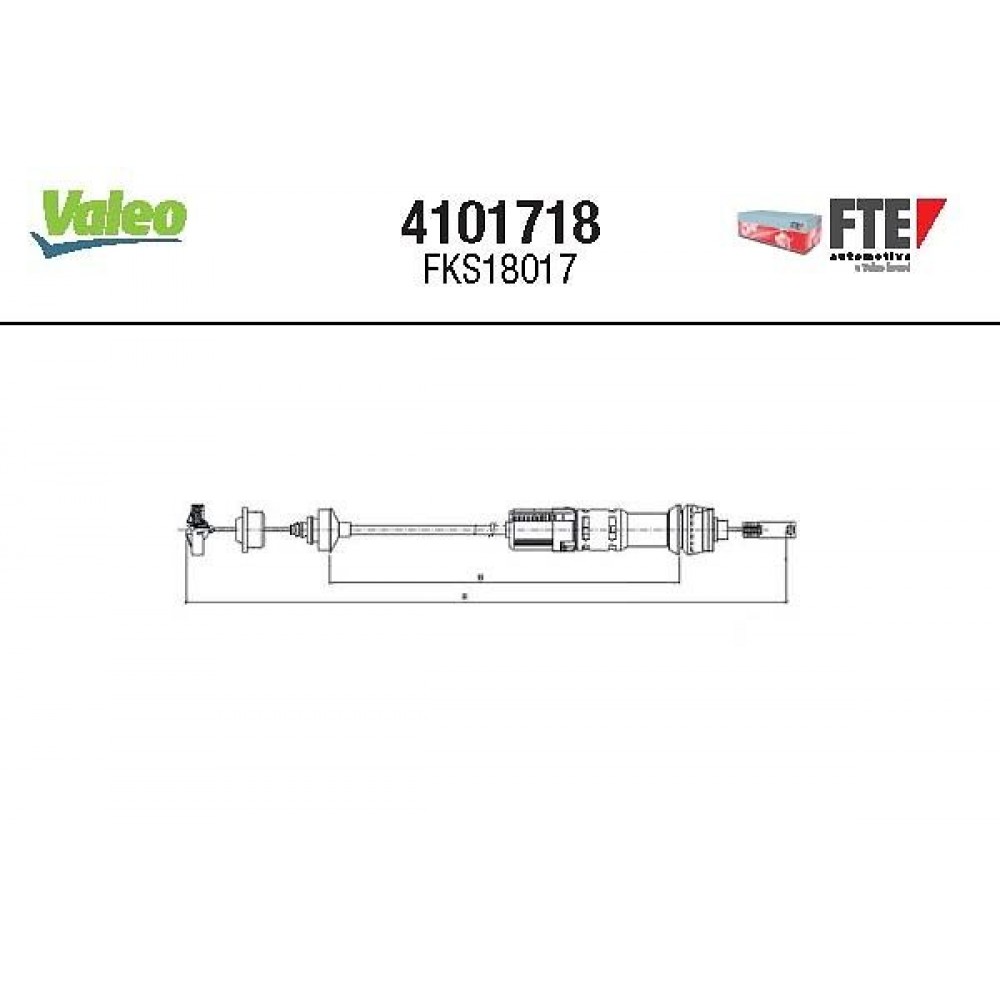 FKS18017 VALEO ΝΤΙΖΑ ΣΥΜΠΛΕΚΤΗ