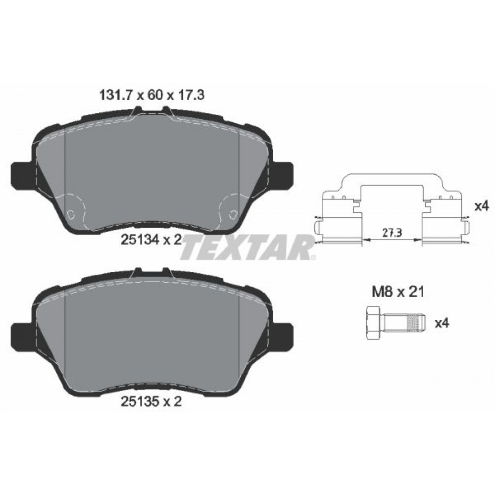 TEXTAR ΔΙΣΚΟΦΡΕΝΑ FORD TEXTAR ΔΙΣΚΟΦΡΕΝΑ FORD