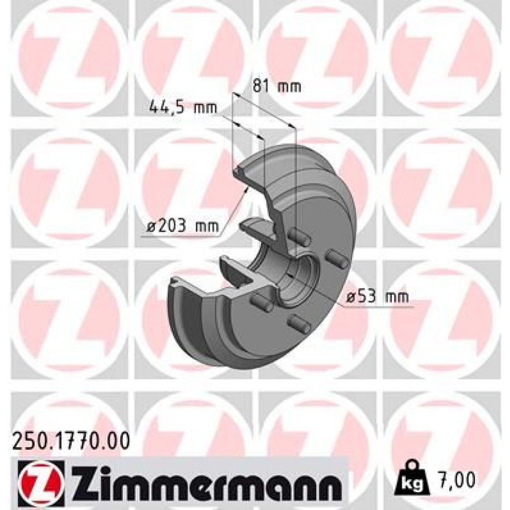 ZIMMERMANN ΤΑΜΠΟΥΡΑ FORD ZIMMERMANN ΤΑΜΠΟΥΡΑ FORD